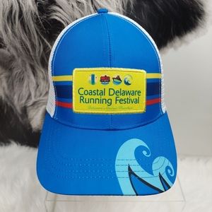 COASTAL DELAWARE RUNNING FESTIVAL hat blue adjustable snapback cap